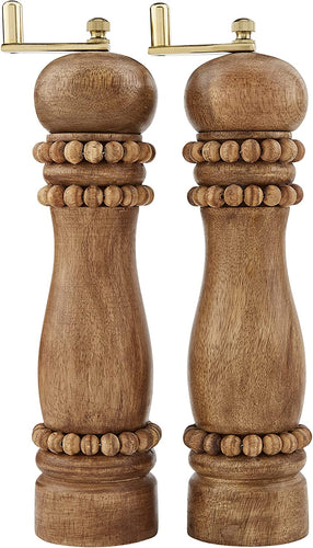 Beaded Salt & Pepper Grinder Set