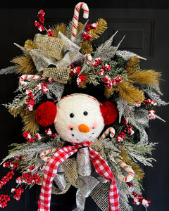 The Most Precious Snowman Christmas Wreath