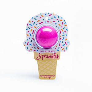 "Life Is Better with Sprinkles" Ice Cream Bath Bomb