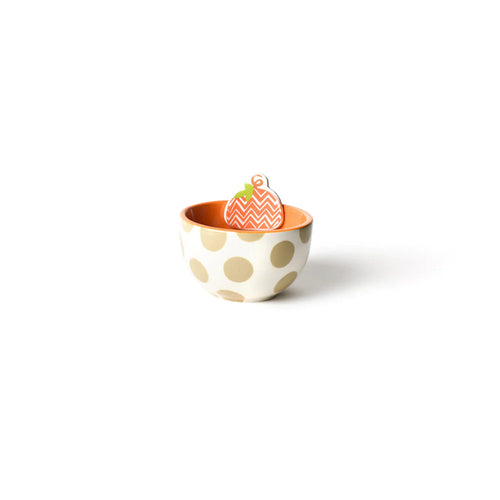 Happy Everything Embellished Pumpkin Bowl