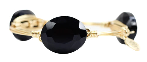 Bourbon and Boweties Gold Hadley Bangle Bracelet
