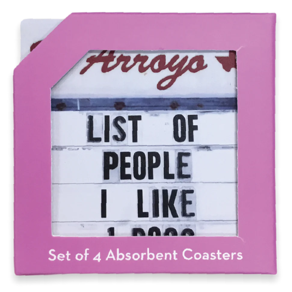 El Arroyo Your Luck Dog Coaster Set
