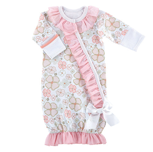 Playful Posies Baby Gown