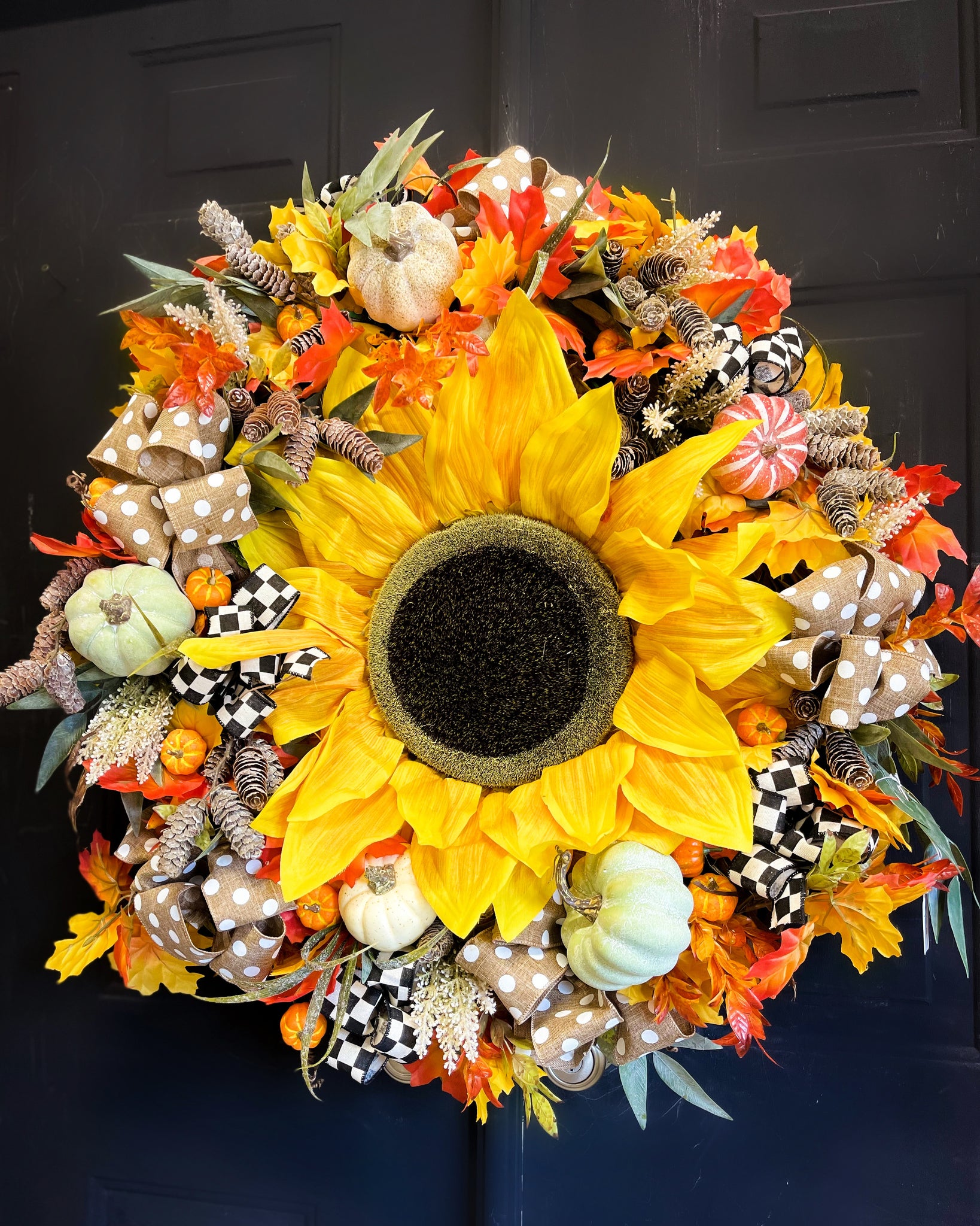 Giant Sunflower Wreath