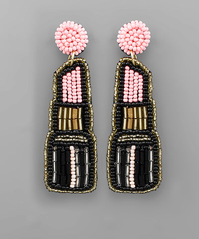 Lipstick Earrings