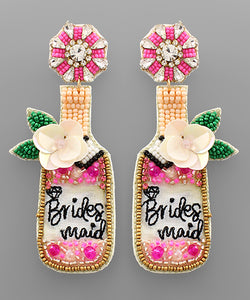 "Bridesmaid" Earrings