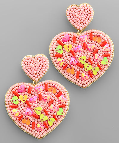 Double Heart Earrings