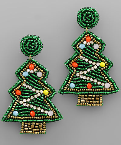 Christmas Tree Earrings