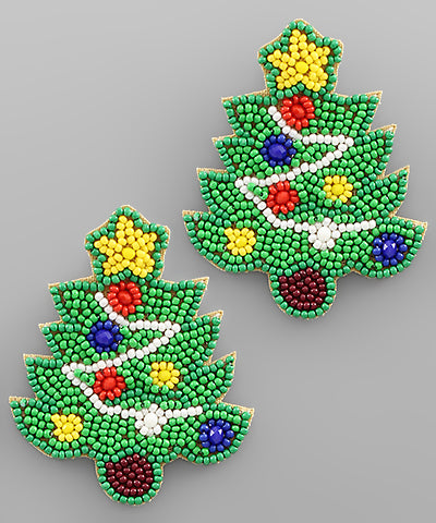 Christmas Tree Earrings