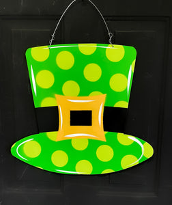 Saint Patrick's Day Leprechaun Hat Door Hanger