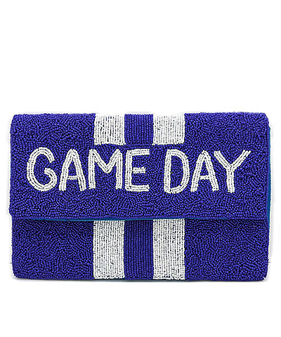 Game Day Beaded Clutch Crossbody