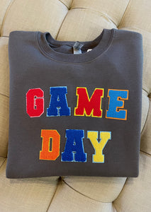 "Game Day" Chenille Letters Sweatshirt