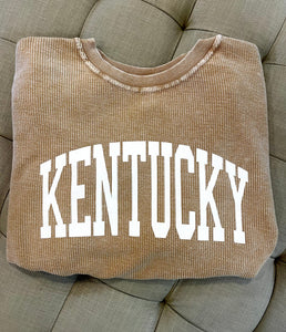 Kentucky Latte Corded Sweatshirt