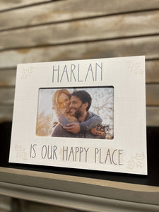 "Harlan is Our Happy Place" Sign
