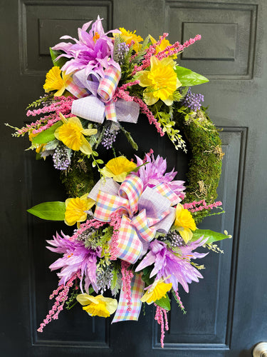 Daffodiling Spring Wreath