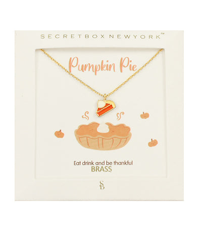 Pumpkin Pie Necklace