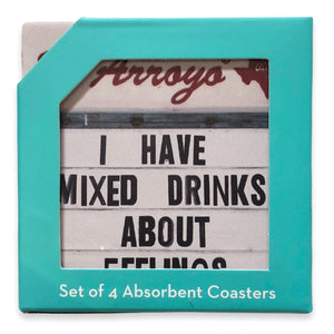 El Arroyo Mixed Drinks Coaster Set