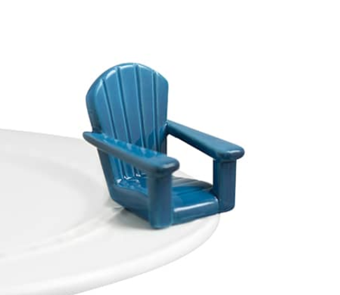 Nora Fleming Blue Adirondack Chair Mini