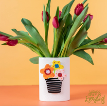 Happy Everything Mini Oval Vase
