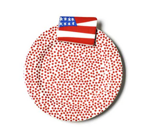 Happy Everything Flag Embellishment Plate