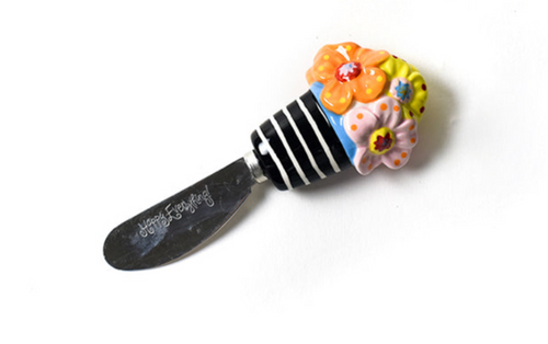 Happy Everything Flower Appetizer Spreader Knife