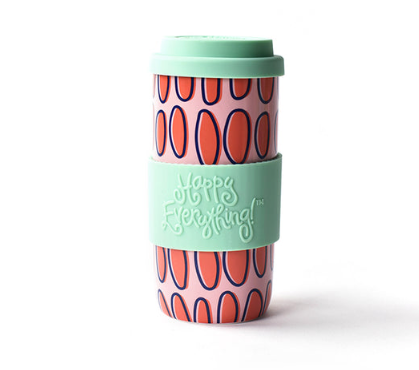 Happy Everything Beaning Travel Mug