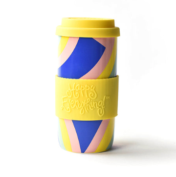 Happy Everything Flow Travel Mug