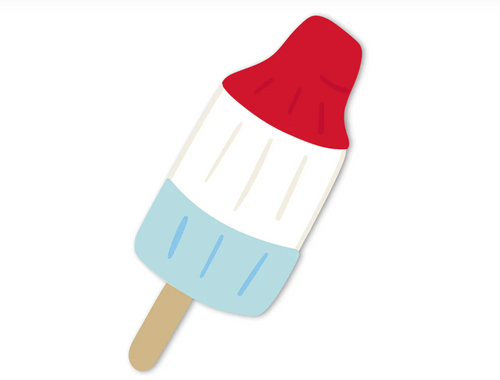 Happy Everything Fourth of July Popsicle 2022 Attachelor Attachment