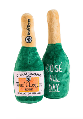 Woof Clicquot Rosé Dog Toy