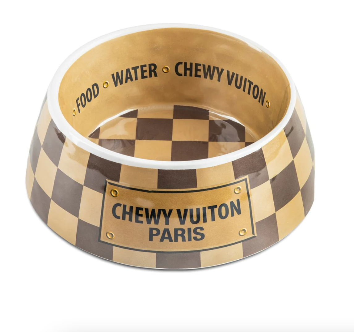 Chewy Vuitton Dog Bowl – Henson Florist & BelindaBelles