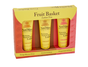 The Naked Bee Fruity Basket Lotion Trio