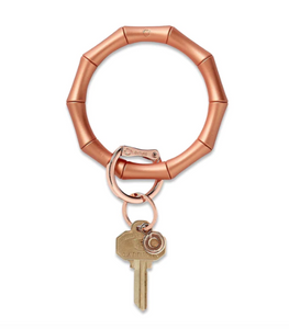 Oventure Ring Big O Silicone Bamboo Key Chains