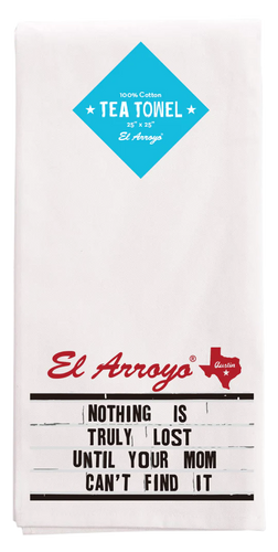 El Arroyo Truly Lost Tea Towel