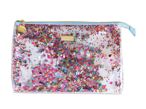 Packed Party Confetti Biggie Zip Cosmetic