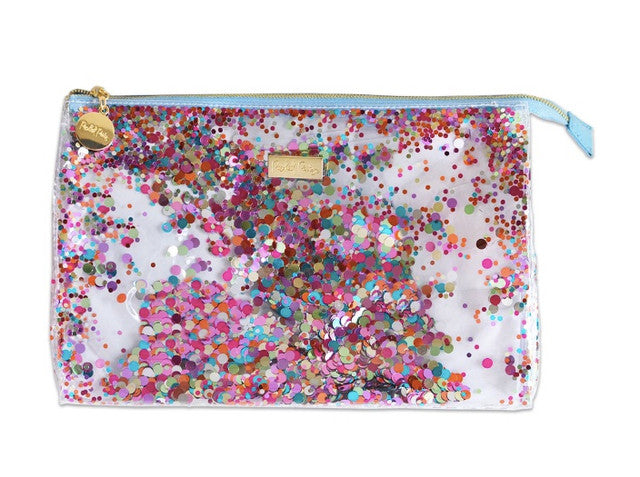 Packed Party Confetti Mini Zip Cosmetic Pouch