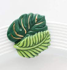 Nora Fleming Ferns Leaf Mini