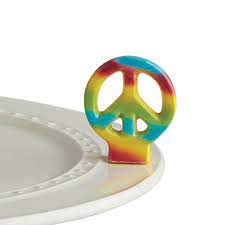 Nora Fleming Peace Sign Mini
