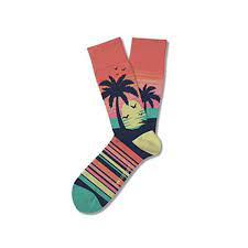 "Caribbean Sunset" Socks