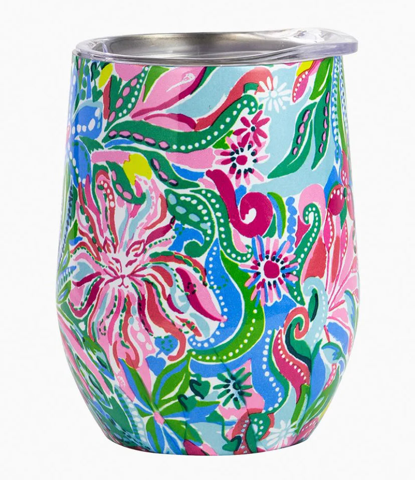 Lilly Pulitzer 12oz Stemless Tumbler