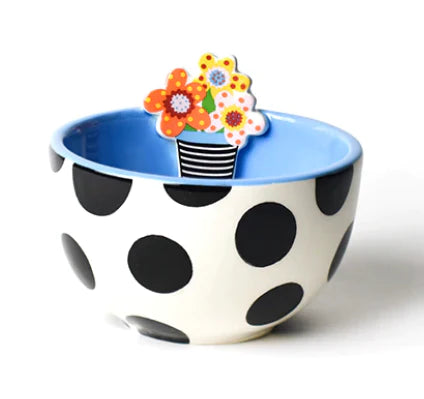 Happy Everything Flowers Embellishment Bowl