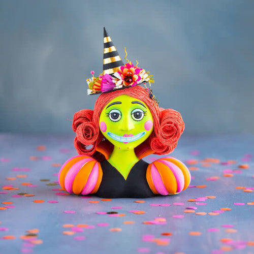 Glitterville Itchy Witchy Bust