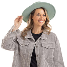 Wide Brimmed Felt Hat Multiple Colors Available
