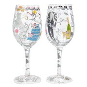LOLITA "Bride & Groom" Wine Glasses